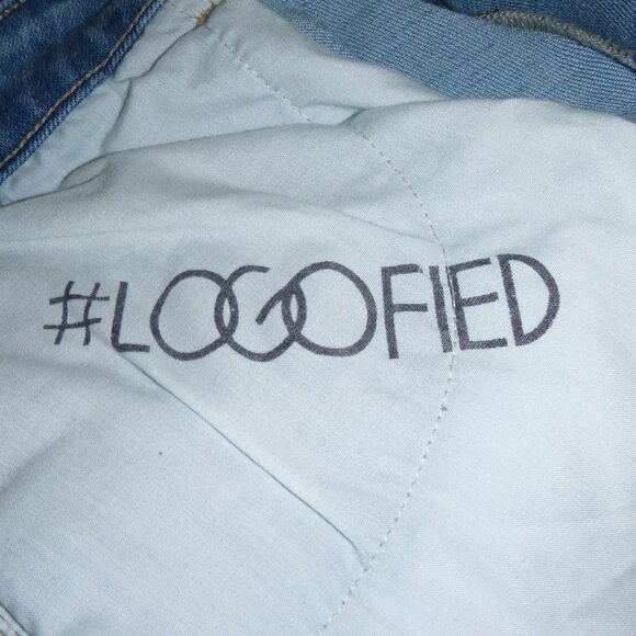 Women's Indigo denim jeans, with ankle zippers. - Picture 4 of 6